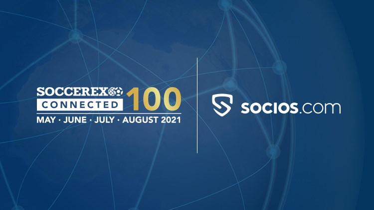 SOCIOS.COM & SOCCEREX LAUNCH GLOBAL PARTNERSHIP WITH SOCCEREX CONNECTED 100 PARTICIPATION