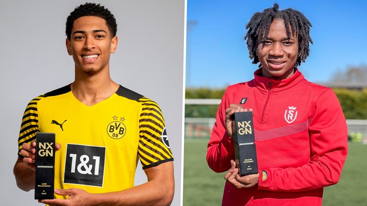 JUDE BELLINGHAM AND MELCHIE DUMORNAY WIN 2022 NXGN AWARDS BOTH PLAYERS RECOGNISED AS THE BEST YOUNG PLAYERS IN ANNUAL AWARDS